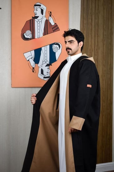 فروه شتوي لون اسود دبل فيس متجر فرح