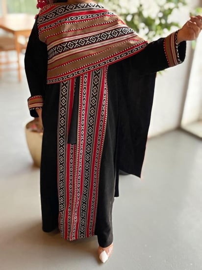 عباية شتوية لون أسود متجر فرح