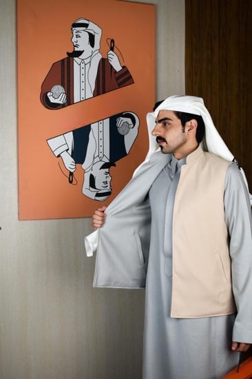 سديري رجالي شتوي رصاصي مع بيج متجر فرح