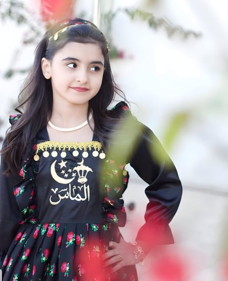 فستان أسود شالكي رمضاني-متجر فرح