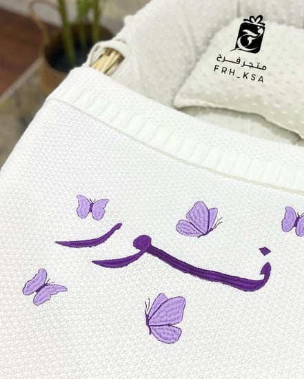 بطانيات سرير مواليد قطن