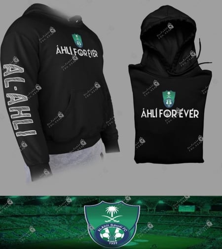 بلوفرات شتوي نادي الأهلي السعودي متجر فرح