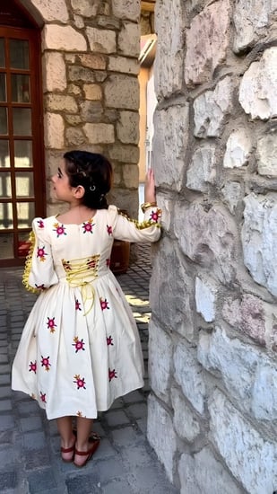 فستان بناتي رمضاني فاخر من الآخر-متجر فرح