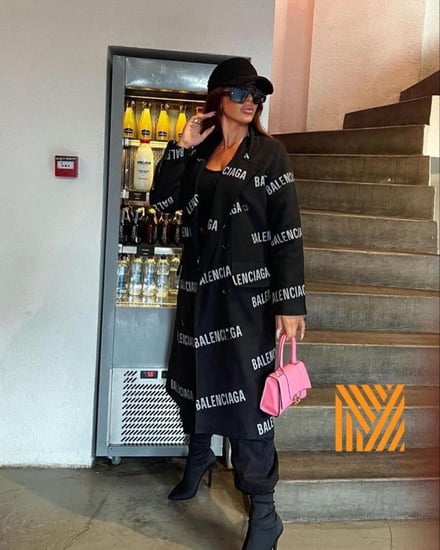 طقم بالطو بلنسياقا -Balenciaga