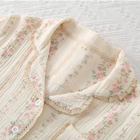 بجامة قطنية ريفية - 3 قطع