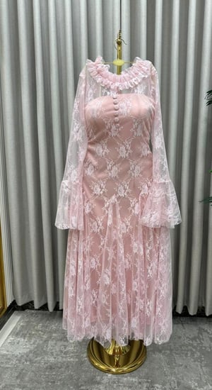 فستان دانتيل فخم 7 ألوان