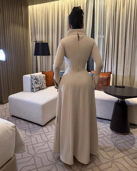 فستان بيج تطريز لولو