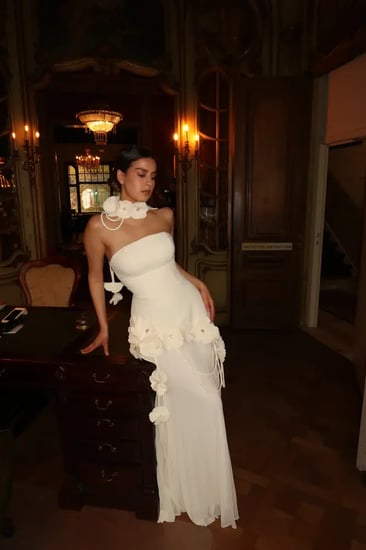 فستان أوركيد الفخم لونين