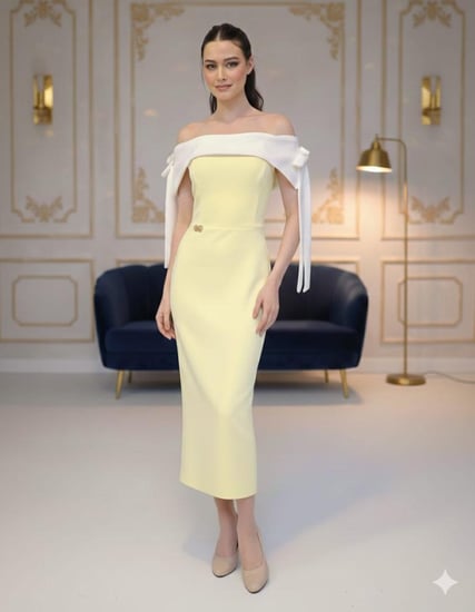 فستان توليب الصباح لونين