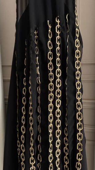 فستان سلاسل الذهب 2