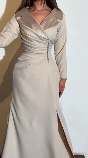 فستان بيج كسرات فخم | من سكر