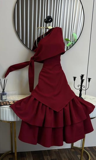 فستان باربي قصير 3 ألوان