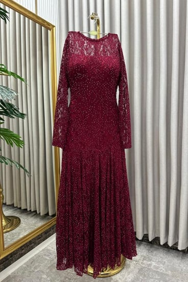 فستان دانتيل 3 ألوان