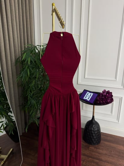 فستان شيفون 3 ألوان