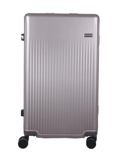 حقيبة سفر لون رمادي من صالون سيستم - حجم كبير