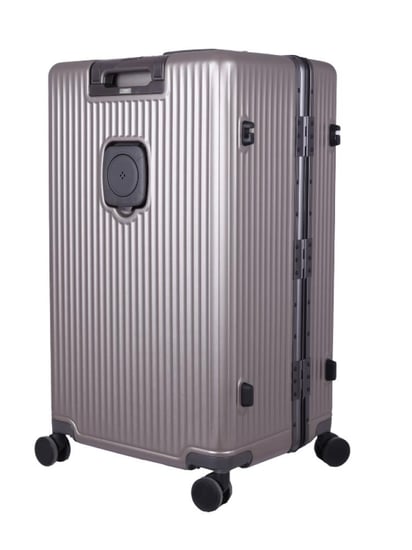 حقيبة سفر لون رمادي من صالون سيستم - حجم كبير