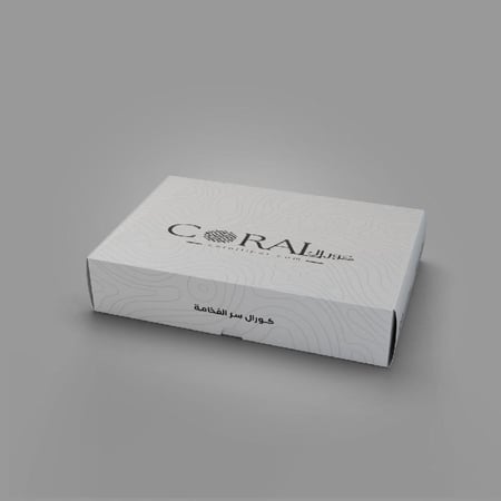 قماش كورال ثلاث قطع