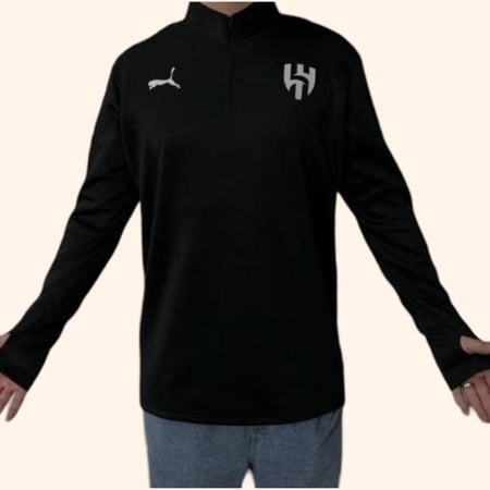 سويتر الهلال اسود اصلي جامبو