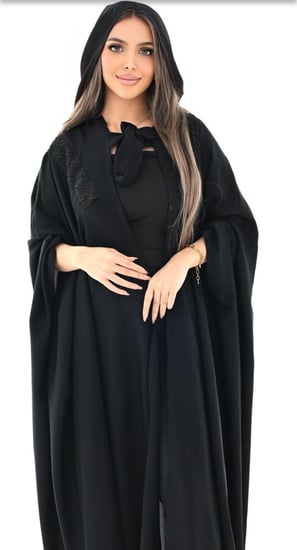 عباية العروس تطريز اكتاف
