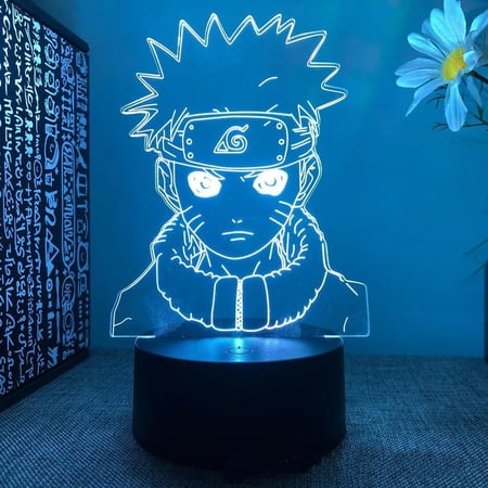 مصباح ثلاثي الأبعاد LED أنيمي ناروتو
