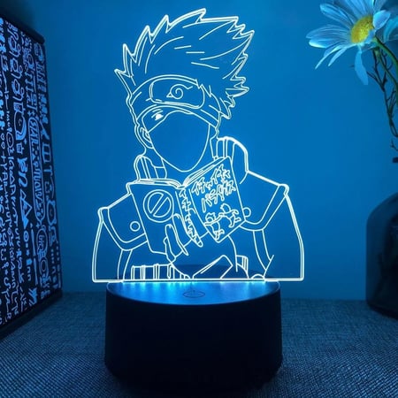 مصباح ثلاثي الأبعاد LED أنيمي ناروتو