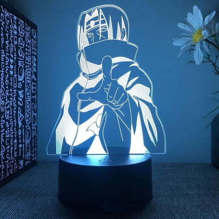 مصباح ثلاثي الأبعاد LED أنيمي ناروتو