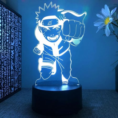 مصباح ثلاثي الأبعاد LED أنيمي ناروتو