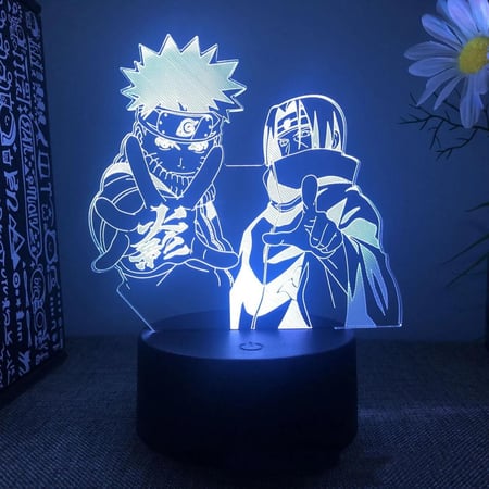مصباح ثلاثي الأبعاد LED أنيمي ناروتو