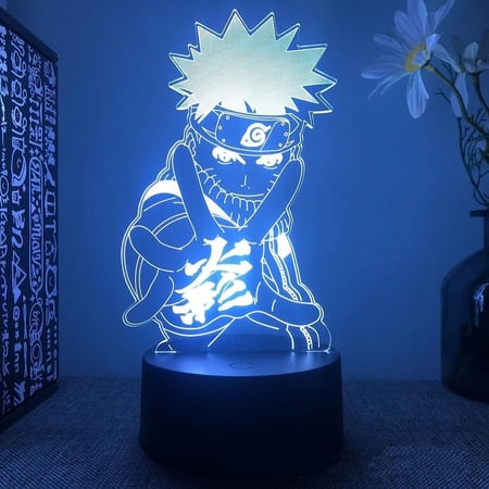 مصباح ثلاثي الأبعاد LED أنيمي ناروتو