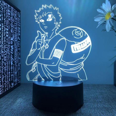مصباح ثلاثي الأبعاد LED أنيمي ناروتو