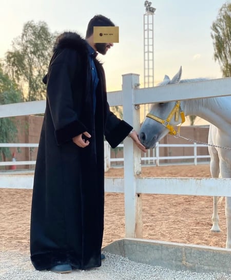 فروه شتوي مطرز رجالي نسائي