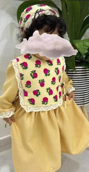 فستان رمضان بطبقات شالكي