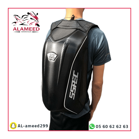 شنطة ظهر بتصميم عصري للدراجات النارية