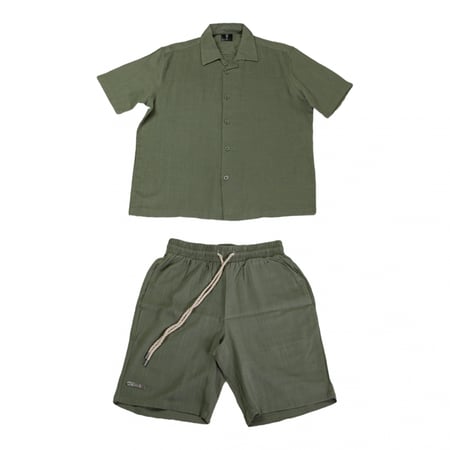 Green linen