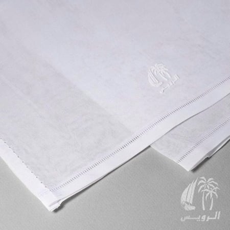 غترة الرويس القطريه بياض ناصع صناعة يابانية