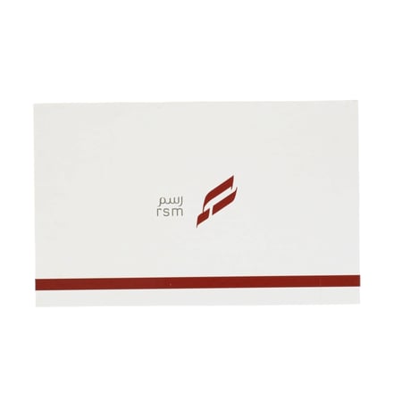 شماغ رسم كلاسيكي فاتح RSM صناعة إنجليزية