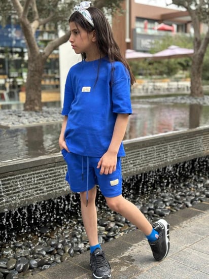 Blue ( T-Shirt, Short,)