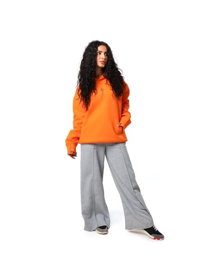 Orange hoodie