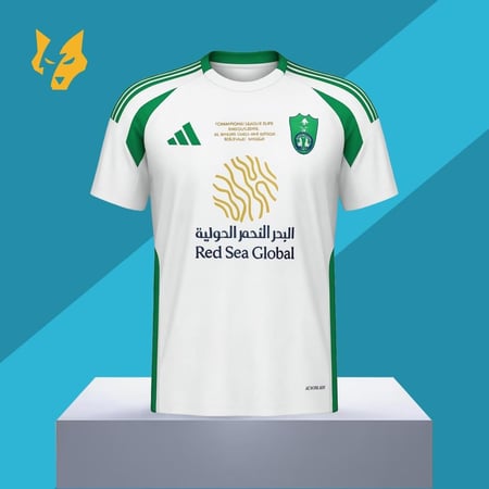 تيشيرت النادي الأهلي الأساسي نسخة اسيا (2024-2025)