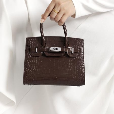 ميني بني كروك قفل فضي