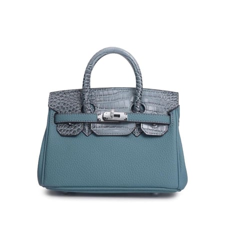 ميني بيركن ستيل كروك قفل فضي