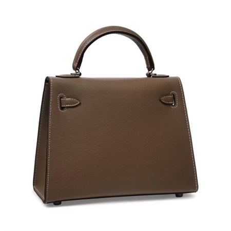 كيلي لارج كاكي قفل فضي