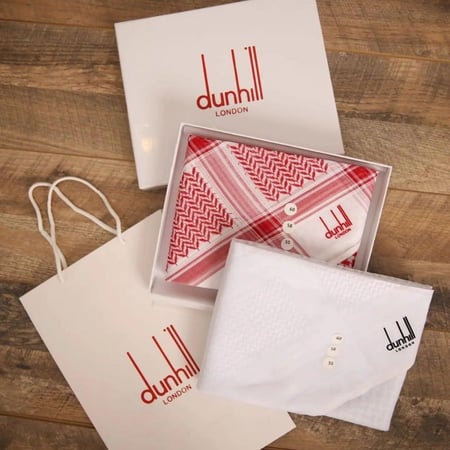 شماغ دنهل احمر _ ابيض إصدار 2025