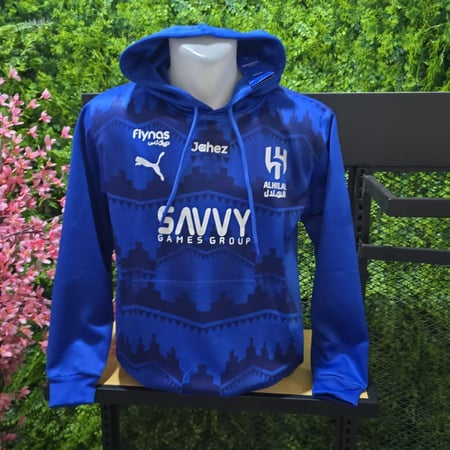 بلوفر شتوي نادي الهلال الازرق الجديد 2026