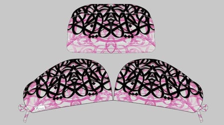 Female Surgical Cap ( Pink Rose )