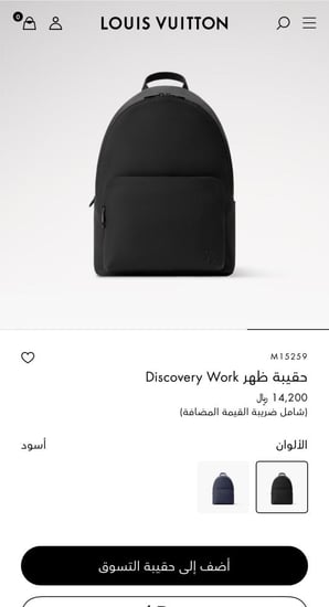 حقيبة ظهر لويس فيتون ( Discovery Work )