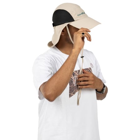 قبعة بحافة واقية من الشمس- حماية فعالة من الشمس، خفيفة الوزن ومريحة، ثبات في جميع الظروف،ضمان سنتان