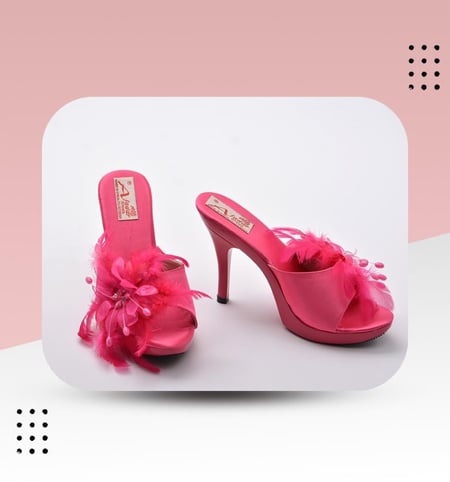 شبشب عرايسي كعب وسط 300