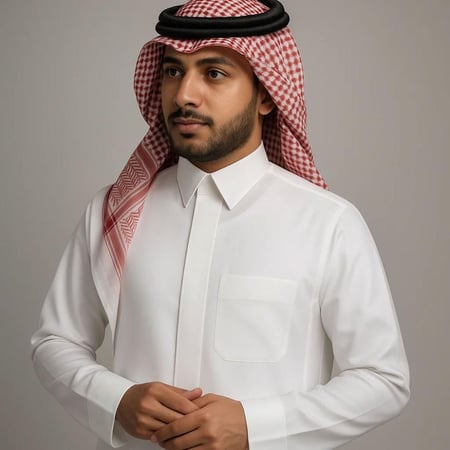 ثوب ابيض رجالى سحاب قلاب راكز