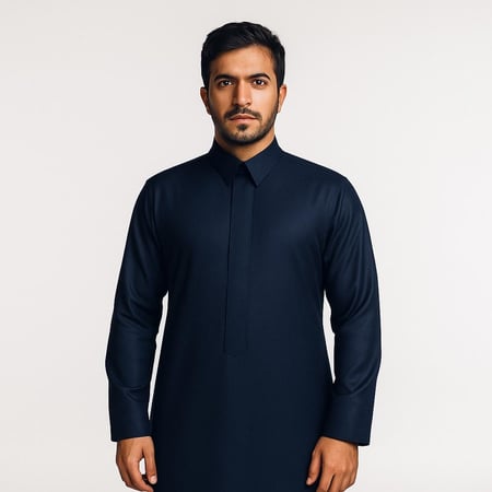 ثوب سعودي شتوي أسود ماركة الأصيل متجر التويجري